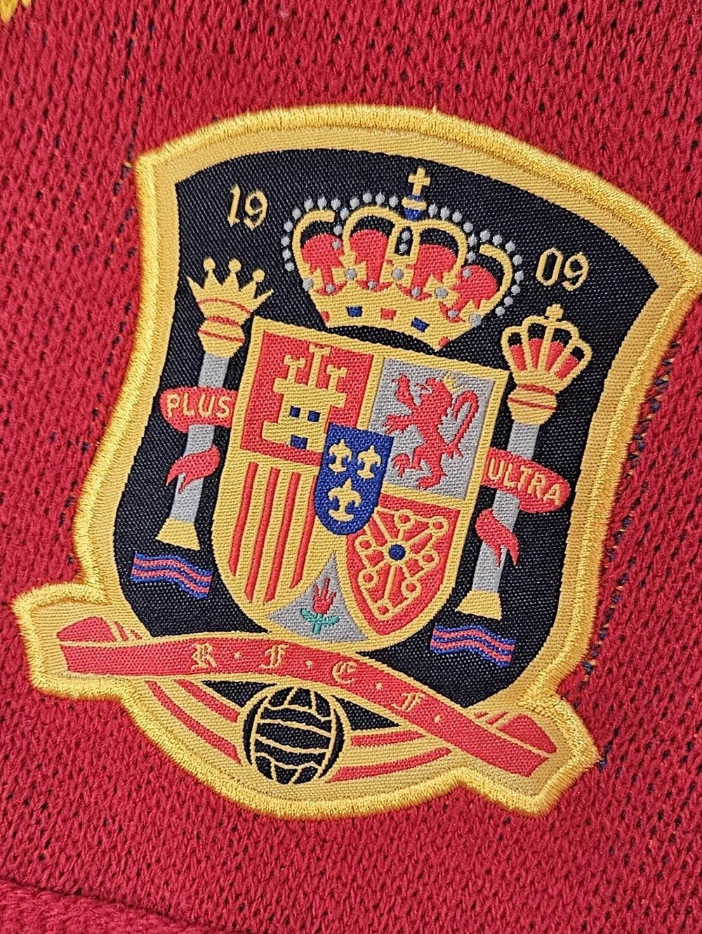 Adidas Spain Espana Soccer Fan Scarf Red Blue Yellow Football Knit